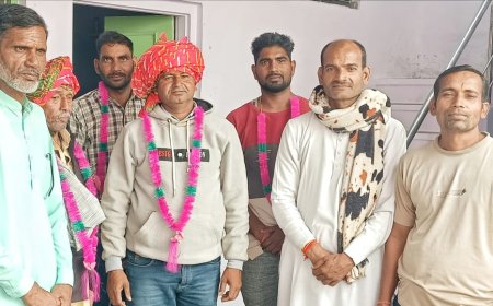 पंचायत समिति सदस्य का ब्राह्मण समाज के लोगों ने किया सम्मानित