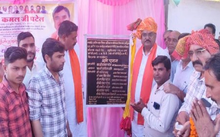 कृषि मंत्री पटेल ने किया भूमि-पूजन, हरदा में पौने दो करोड़ रुपए से बनेगी ग्रामीण सड़क