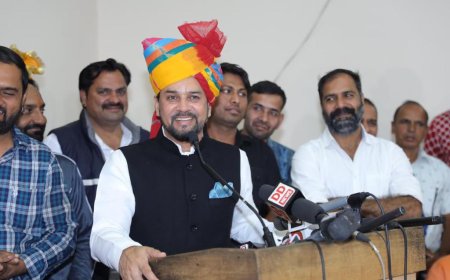 राजस्थान प्रदेश में महिला, दलित, वंचितों पर अत्याचार के मामले बढ़ रहे हैं: अनुराग ठाकुर