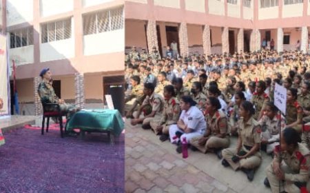 एक भारत श्रेष्ठ भारत एन.सी.सी. शिविर का शुभारम्भ