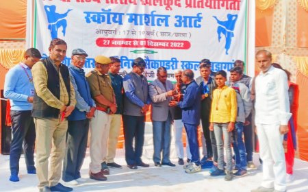 66वीं राज्य स्तरीय स्काई मार्शल आर्ट छात्र-छात्रा प्रतियोगिता का समारोह पूर्वक हुआ समापन