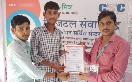 ग्रामीणों को दिया डिजिटल साक्षरता प्रशिक्षण, वितरित किए प्रशिक्षण प्रमाण पत्र