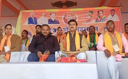 भाजपा की जन आक्रोश यात्रा हुई आयोजित, गहलोत सरकार हर मोर्चे पर विफल - राज्यवर्धन सिंह