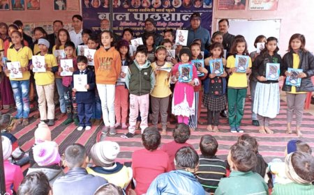 बाल पाठशाला में मनाया 74 वां गणतंत्र दिवस