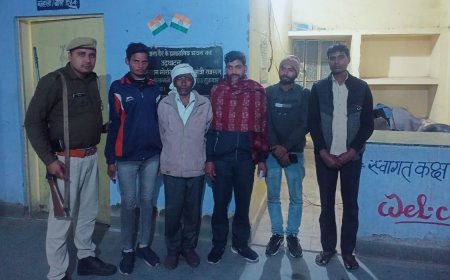 सट्टे की खाई करने वाले सात सटोरिये किये गिरफ्तार