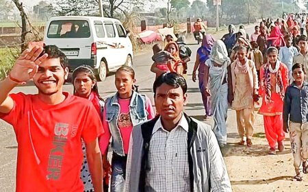 साईं बाबा पदयात्रा में उमड़ा जनसैलाब, भंडारे में हजारों श्रद्धालुओं ने जीमी प्रसादी
