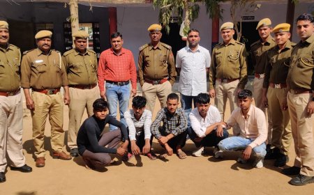 हथियारों के बल पर 6 बैंकों की लूट को अंजाम देने वाले बदमाश गिरफतार, वैर थाना प्रभारी के नेतृत्व में बड़ी कार्यवाही