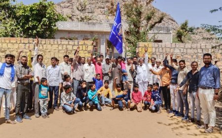 जालौर के जसवंतपुरा में डॉ भीमराव अंबेडकर की जयंती हर्षोल्लास से मनाई