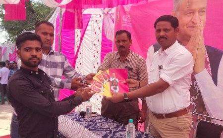 चिनायटा में मंहगाई राहत कैंप का सूरौठ तहसीलदार ने किया शुभारंभ