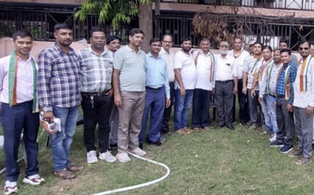 प्रांतीय विद्युत मजदूर मंडल फैडरेशन इंटक यूनियन का सदस्यता ग्रहण कार्यक्रम