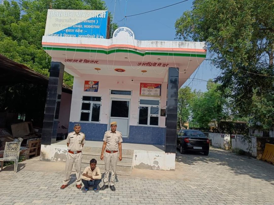 Karauli: 82 पब्बा अवैध देशी शराब सहित ओरापी गिरफ्तार