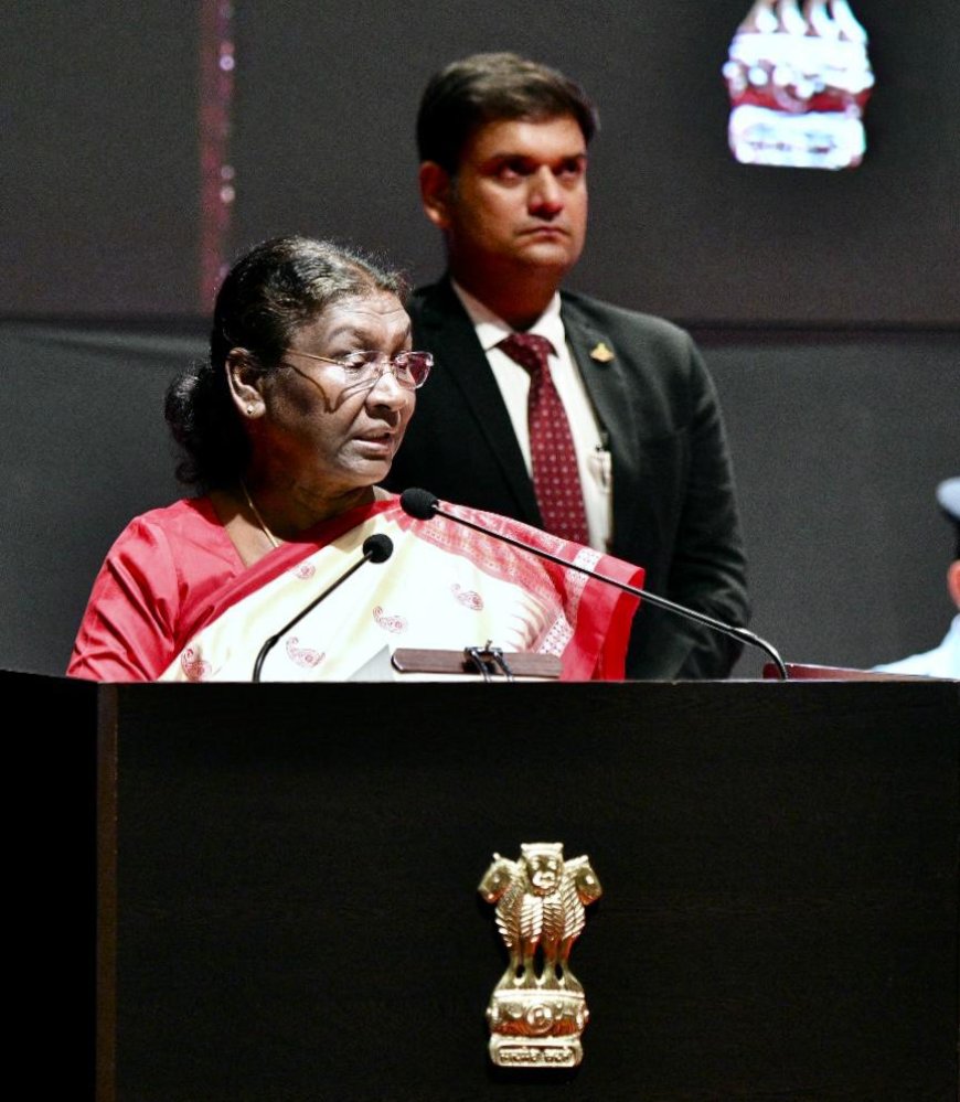 राष्ट्रमंडल संसदीय संघ की राजस्थान शाखा द्वारा सेमिनार आयोजित राष्ट्रपति  मुर्मु ने कहा गत 75 वर्षों में देश में लोकतंत्र और अधिक मजबूत हुआ