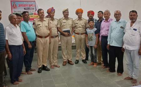 गली मोहल्लों में आवश्यक रूप से लगवाएं सीसीटीवी कैमरे, घरों को नहीं छोड़ें सूना - थाना प्रभारी कैलाश बैरवा