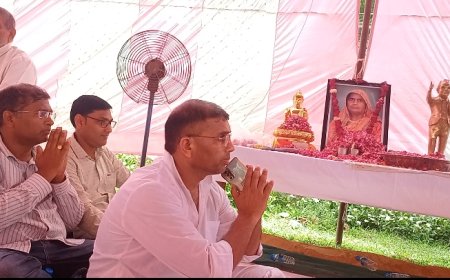 पूर्व एसपी नत्थी सिंह की जीवन संगिनी ओमवती की शोक संवेदना बैठक आयोजित हुई