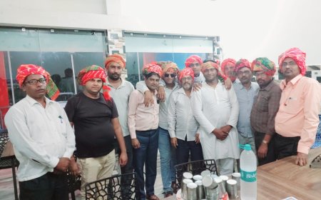 भाजपा के नेता समय सिंह जाटव ने क्षेत्रीय पत्रकारों से की प्रेस वार्ता