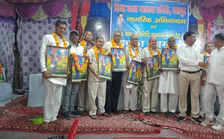 Bharatpur: जिला जाटव महासभा का नागरिक सम्मान समारोह आयोजित