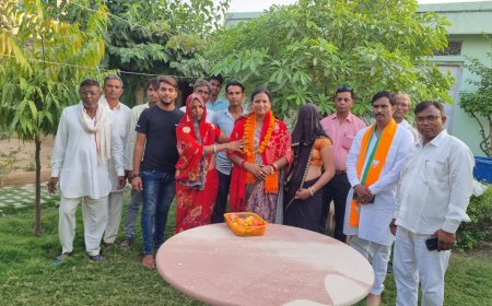 हिंडौन सिटी विधानसभा क्षेत्र: भाजपा प्रत्याशी ने किया आज कई गांवों में जनसंपर्क