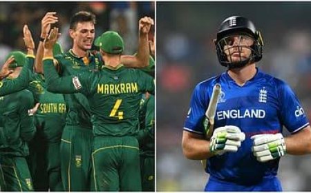 299 रनों की हार कि बाद इंग्लैंड अंक तालिक़ा मे 9वे  स्थान पर