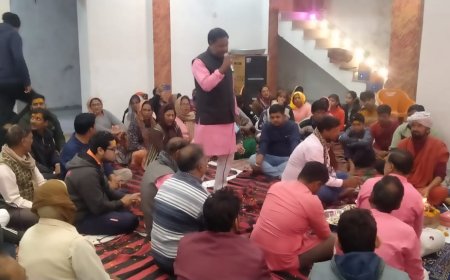 हिंडौन सिटी: खाटू श्याम जी की प्राण प्रतिष्ठा का 5 दिवसीय कार्यक्रम, सोमवार को सुबह महिलाओं की विशाल कलश निकलेगी