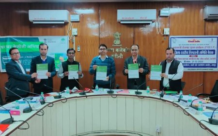 करौली जिले हेतु नाबार्ड की संभाव्यता युक्त ऋण योजना 2024-25 पुस्तिका का विमोचन