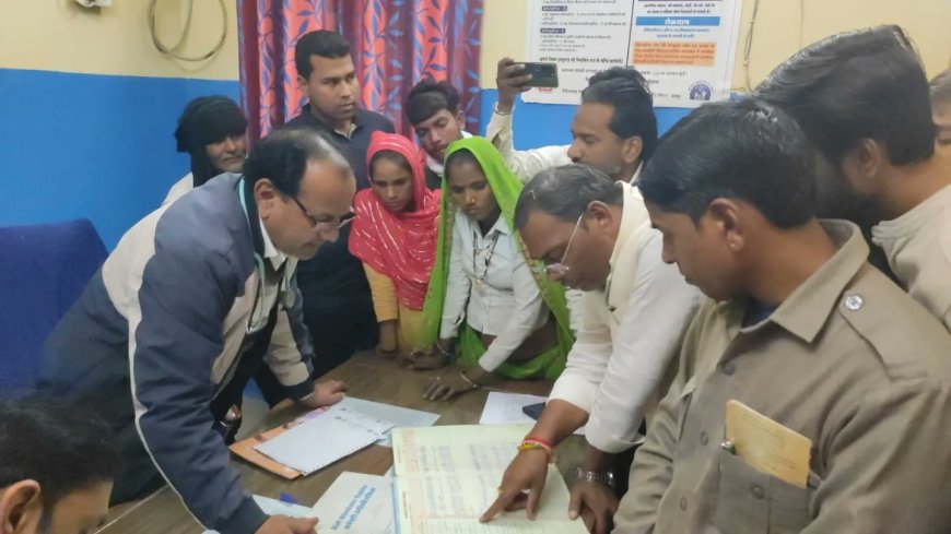 निरीक्षण करते विधायक हंसराज मीणा 