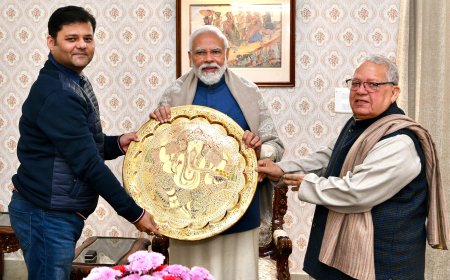 राज्यपाल मिश्र ने प्रधानमंत्री मोदी से की मुलाकात