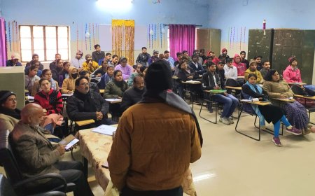 MSJ कॉलेज के भौतिक विज्ञान विभाग में नैनोटेक्नोलॉजी एंव नैनोसाइंस विषय पर विस्तार व्याख्यान