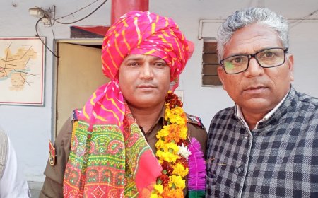 Bharatpur: थाना प्रभारी नरेश पोसवाल का विदाई पार्टी एवं सम्मान समारोह आयोजित