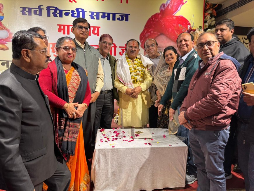 सिंधी समाज के दर्जनों संगठनों ने किया विधानसभा अध्यक्ष  देवनानी का नागरिक अभिनंदन