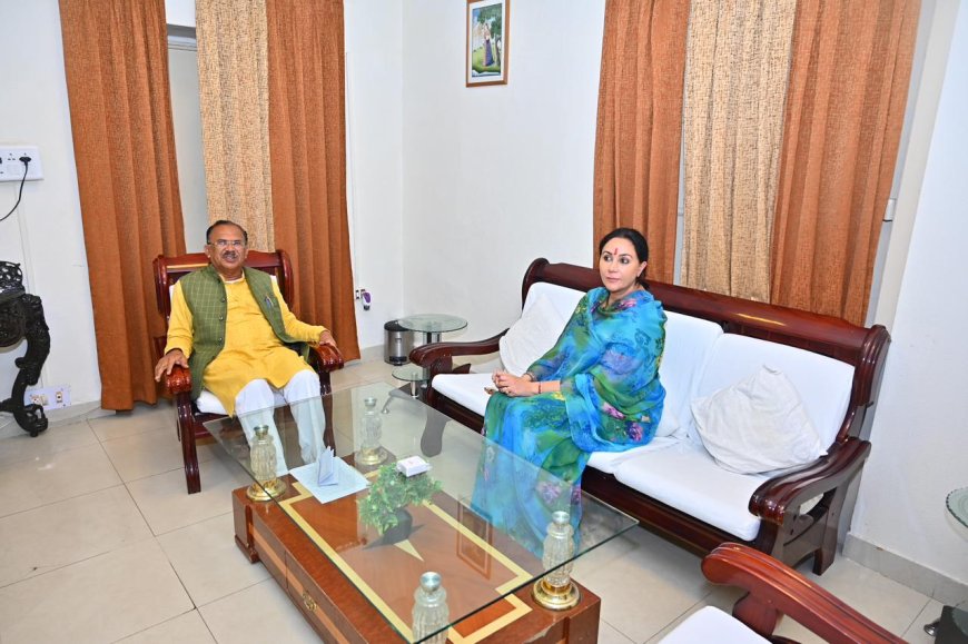 देवनानी ने उप मुख्यमंत्री से की शहर के विकास पर चर्चा