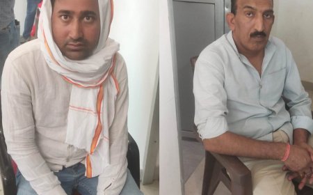 कोटपूतली-बहरोड़ में पुलिस थाना सदर बहरोड़ के थानाधिकारी एवं कानिस्टेबल आई-फोन का पैकेट रिश्वत के रूप में लेते रंगे हाथों गिरफ्तार