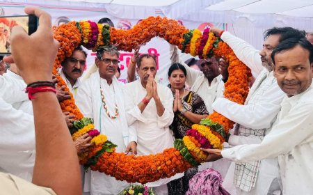 कांग्रेस विधायक अनीता जाटव  व घनश्याम महर ने सांसद भजनलाल जाटव से की मुलाकात, दी जीत की शुभकामनाएं