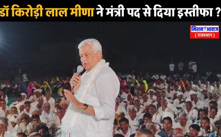 डॉ. किरोड़ीलाल मीणा ने अपने मंत्री पद से दिया इस्तीफा, लोकसभा चुनाव से पहले किया था एलान