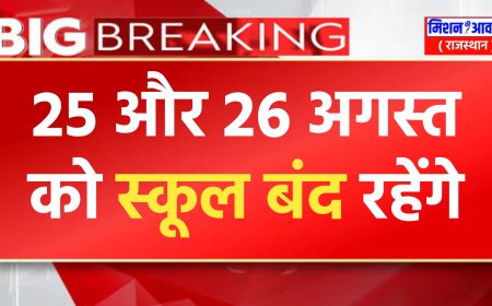 25 और 26 अगस्त का विद्यालयों में रहेगा अवकाश, रविवार और जन्माष्टमी की रहेगी छुट्टी