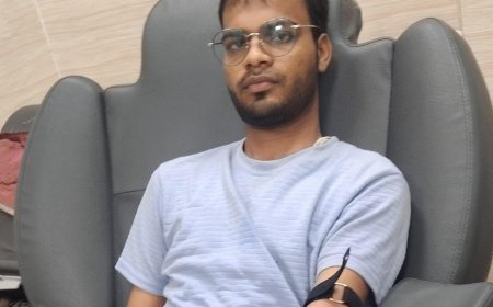 21 वर्षीय कैंसर पीड़िता के लिए रात 12 बजे अस्पताल पहुंचकर किया रक्तदान