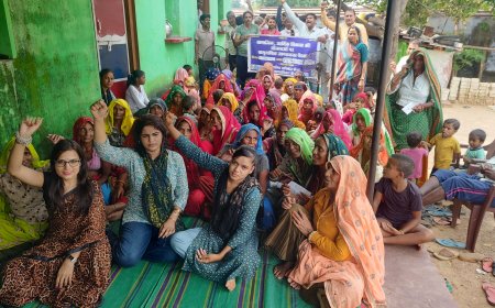 दलित अधिकार के द्वारा ग्राम लेदोर  में सामाजिक व आर्थिक विकास की योजनाओं पर सामुदायिक जागरूकता शिविर का किया सफल आयोजन