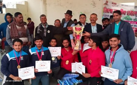 करौली : नेहरू युवा केंद्र में जिला स्तरीय प्रतियोगिता समापन समारोह मे विजेताओ को किया गया पुरुस्कार वितरण