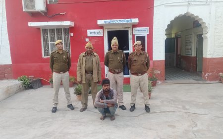 टैंट की दुकान पर बैठे युवक का चाकू से गला रेतने वाला आरोपी इकबाल गिरफ्तार