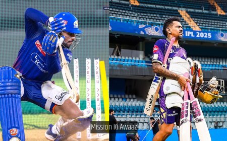 Mumbai Indians vs Kolkata Knight Riders, IPL 2025 : IPL का 11 वाँ मुकाबला आज मुंबई के वानखेडे स्टेडियम में होगा