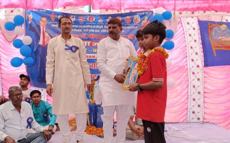 करौली - गांव गुरदह में मनाई गई डॉ भीमराव अंबेडकर की 134 वीं जयंती