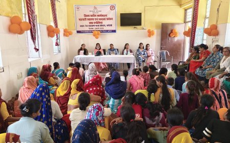 माहवारी स्वच्छता दिवस के उपलक्ष्य में जिला स्तरीय कार्यशाला का आयोजन