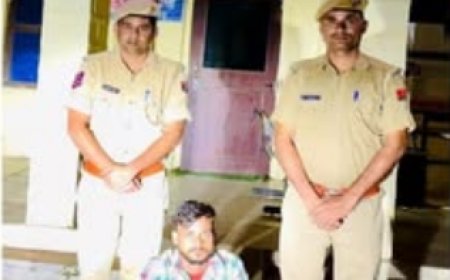 धौलपुर पुलिस ने 10 हजार के इनामी बदमाश को मासलपुर क्षेत्र के जंगल से गिरफ्तार किया