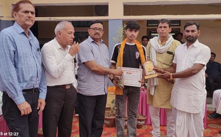 सपोटरा में 131 प्रतिभाओं का सम्मान, आदिवासी मीणा विकास संस्थान की पहल