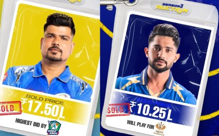 UP T20 लीग 2025: तीसरे सीजन की नीलामी में रिकॉर्ड बोली, खिलाड़ियों को मिला नया मंच