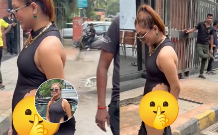 Khushi Mukherjee ने बेशर्मी की सारी हदे की पार, हाथ से छुपाया प्राइवेट पार्ट