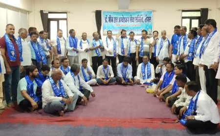 रींगस में डॉक्टर भीमराव अंबेडकर सेवा समिति की नई कार्यकारिणी गठित