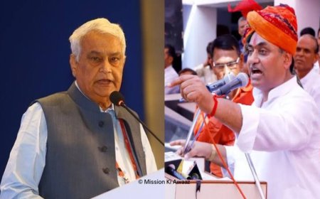 डोटासरा किसान विरोधी बयान दें तो कर दूंगा सर्जरी -  कृषि मंत्री किरोड़ी लाल मीणा