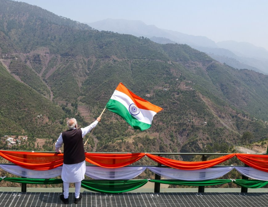प्रधानमंत्री नरेंद्र मोदी ने किया चिनाब रेलवे ब्रिज का उद्घाटन, कश्मीर में बढ़ेगी कनेक्टिविटी पर्यटन और व्यापार