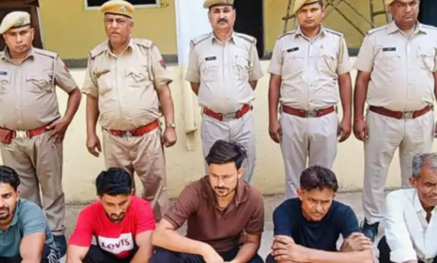 जानलेवा हमले के पांच फरार आरोपी करौली पुलिस की गिरफ्त में, धारदार हथियारों से किया था हमला