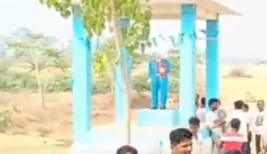 मिर्जापुर में डॉ. अंबेडकर की मूर्ति क्षतिग्रस्त, ग्रामीणों में आक्रोश, पुलिस जांच में जुटी